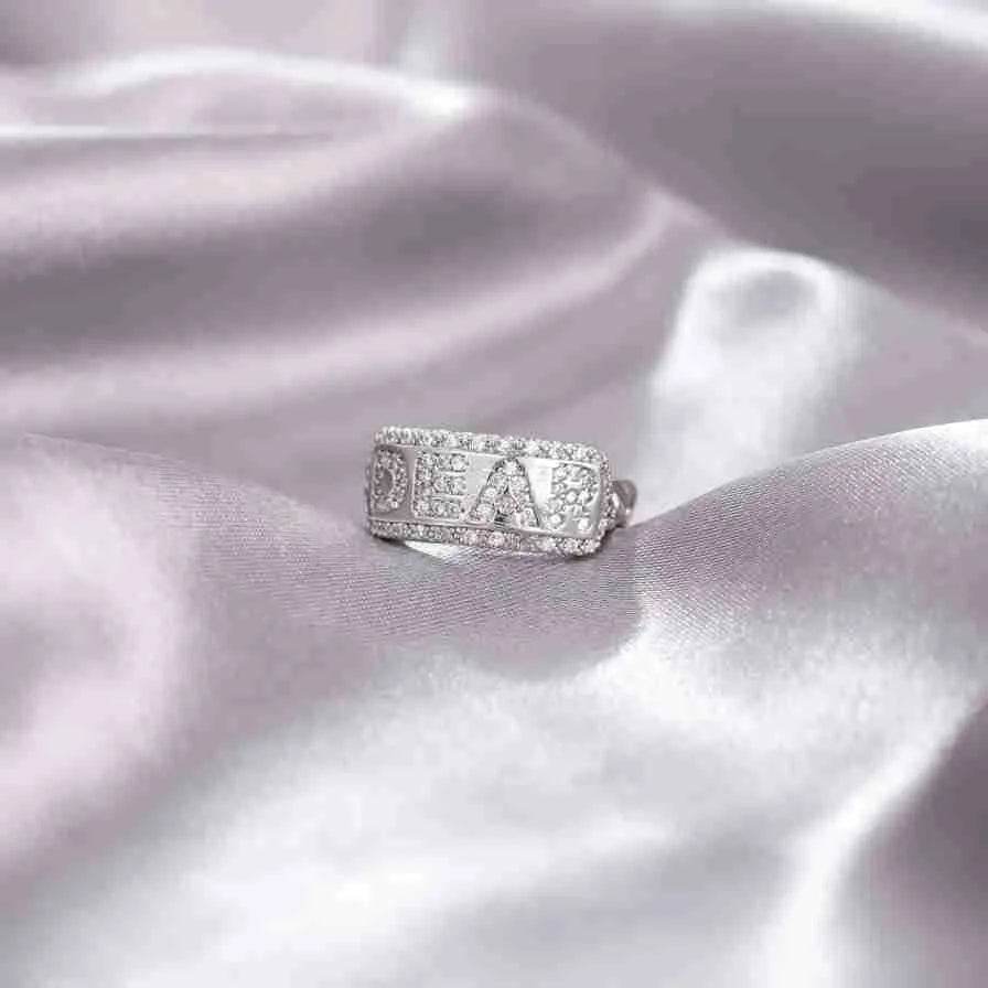 Niche Opening Adjustable Non-fading Cross Ring - EX-STOCK Canada