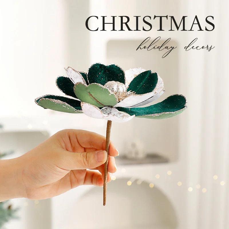 Ornements de fleurs de Noël Décorations pour arbre de NoëlEX-STOCK Canada