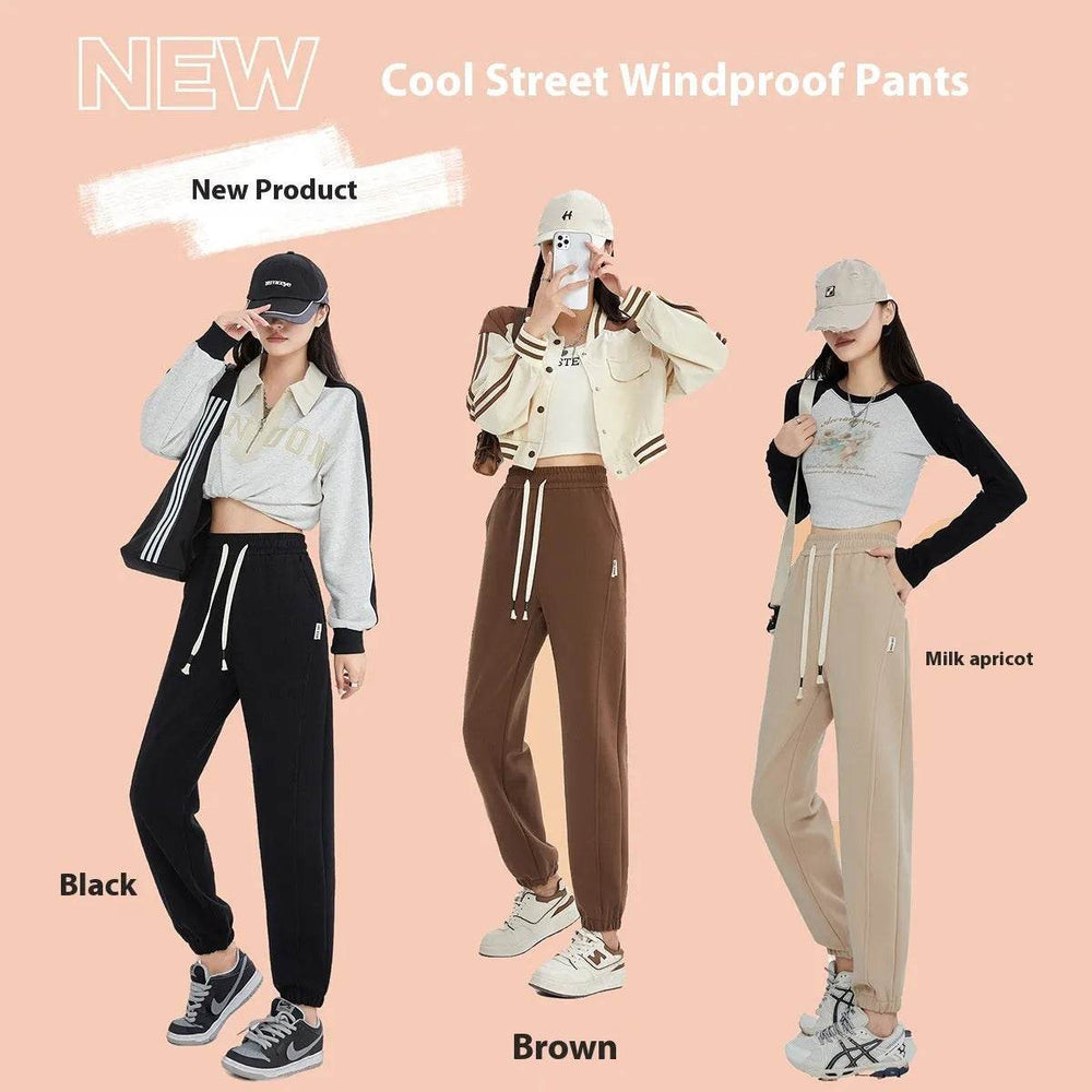 Fleece-lined Thickened Windproof Trousers Casual Pants For Women - EX-STOCK Canada