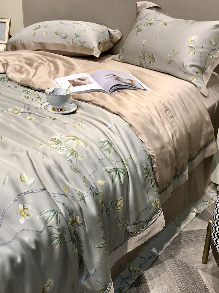 High-end Tencel Summer Cooling Duvet Four-piece Set EX-STOCK Canada