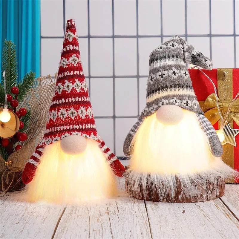 Christmas Decoration Luminous Figurine Doll Ornaments - EX-STOCK Canada