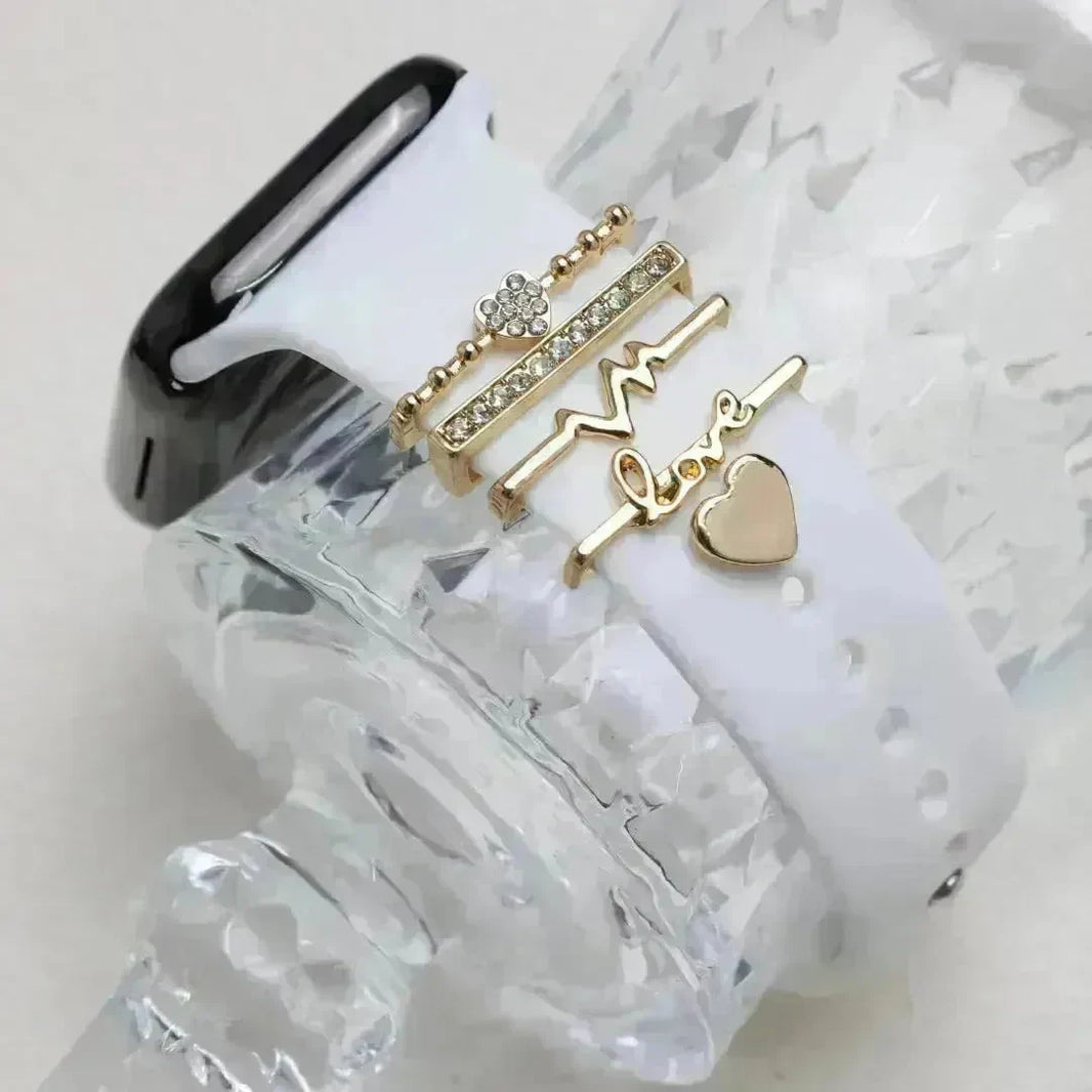DIY Decorative Buckle Silicone Watch Strap Accessories - EX-STOCK CANADA