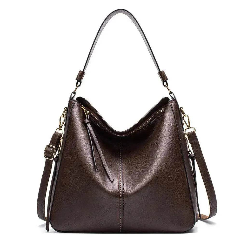 Women High Capacity PU Leather Handbags Fashion Commuting Crossbody Shoulder Hand Bag Shopping Totes - EX-STOCK Canada