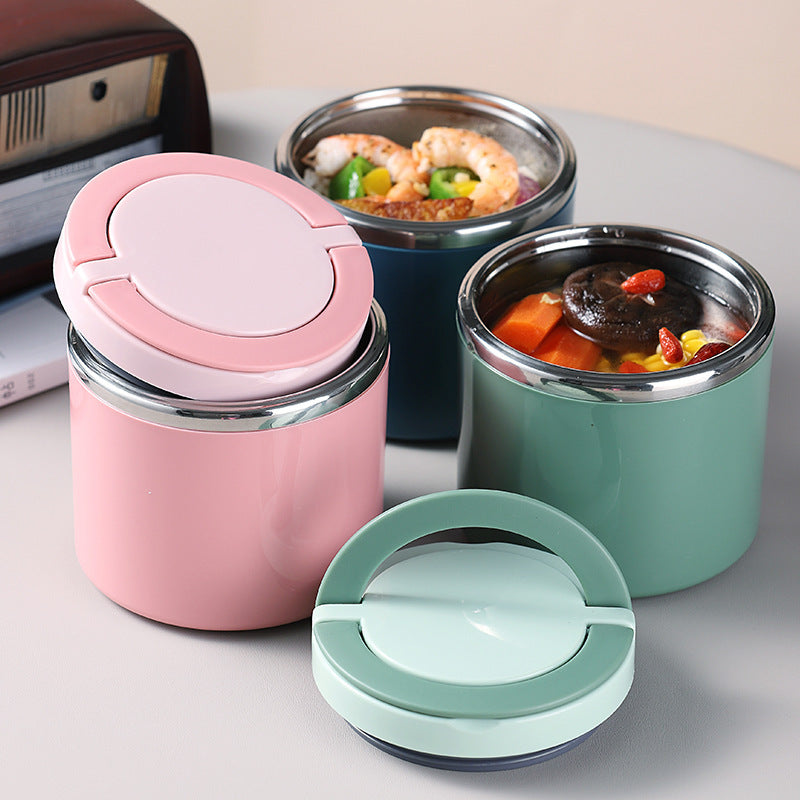 Commuters Students With Lid Portable Stainless Steel Insulation Lunch Box EX-STOCK