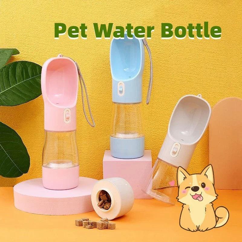 Pet Dog Water Bottle Feeder Bowl Portable Water Food Bottle Pets Outdoor Travel Drinking Dog Bowls Water Bowl For Dogs EX-STOCK Canada
