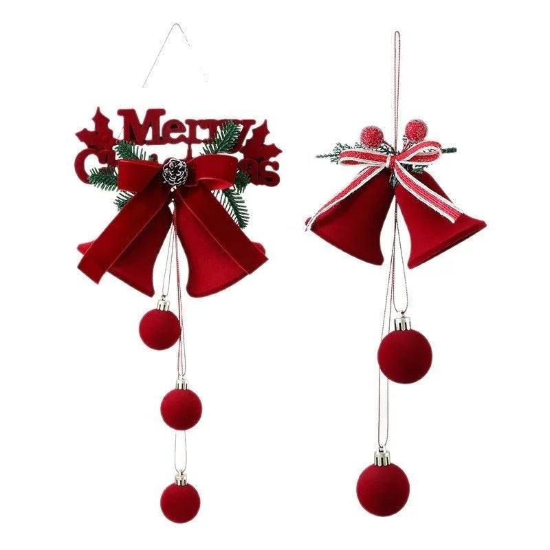 Décorations suspendues pour sapin de Noël dans des vitrines exquises, ornements, décoration d'ambiance pour fête de festival, accessoires, cloches de NoëlEX-STOCK Canada