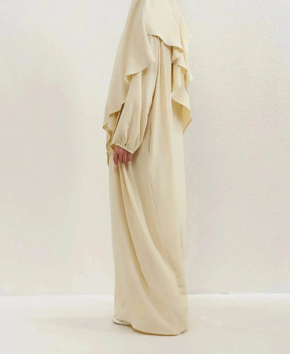 Hijab Abaya for Umrah Two piece Dress with Headscarf Arabwear for Women Jalabiya for Women - EX-STOCK Canada