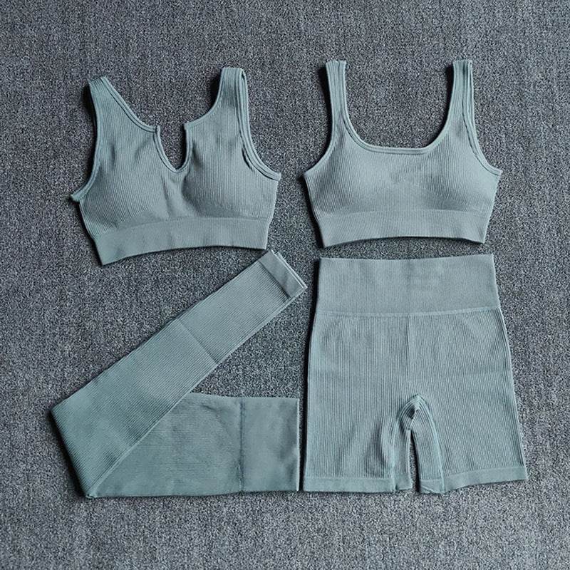 6pcs Yoga Workout Outfit set for women Gym clothes - EX-STOCK Canada