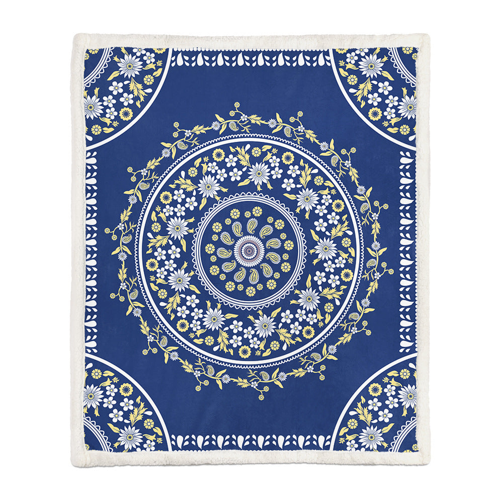 Flannel Blanket Air Conditioning Blanket Napping Blanket EX-STOCK Canada