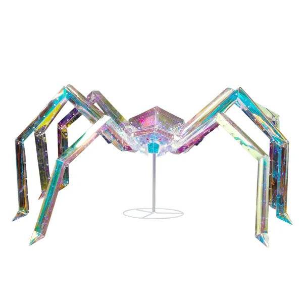 3FT Halloween Decorations Light Up Spider, Outdoor Halloween Decor Lighted Iridescent Spider - EX-STOCK Canada