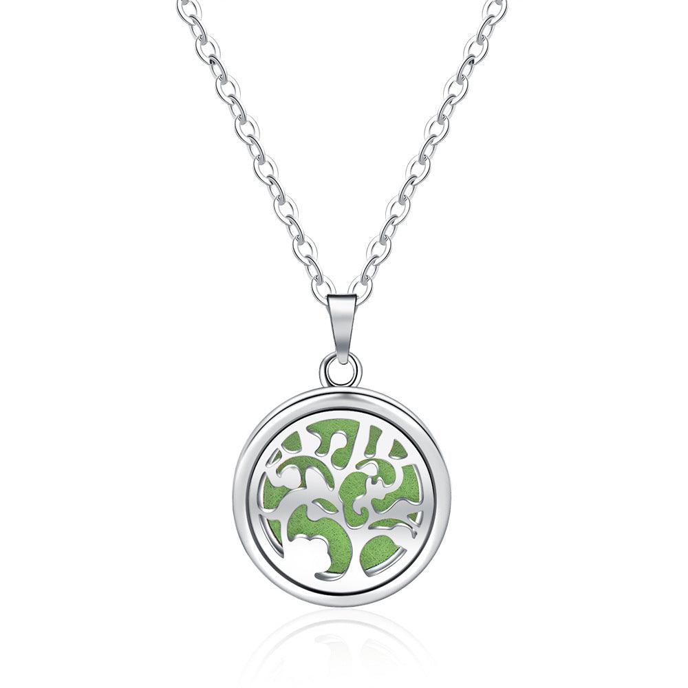 Collier Boîte à Parfum Ronde Creuse Ouverte - EX-STOCK Canada