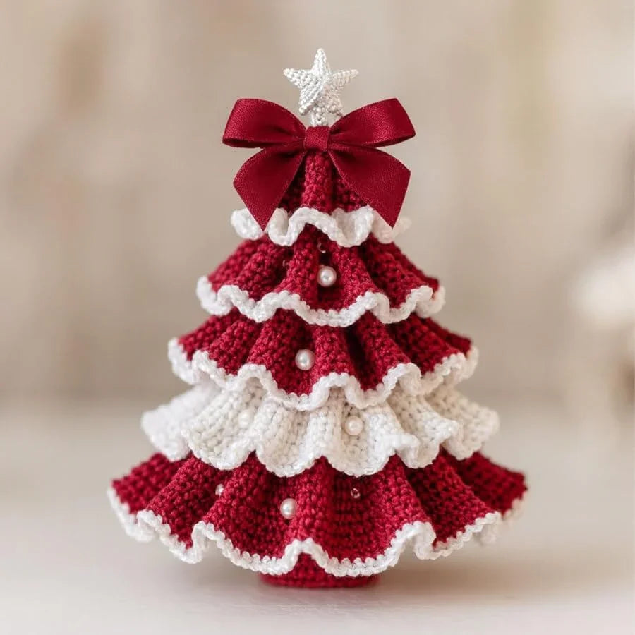 Crochet Christmas Tree Decoration DIY Material Package EX-STOCK Canada