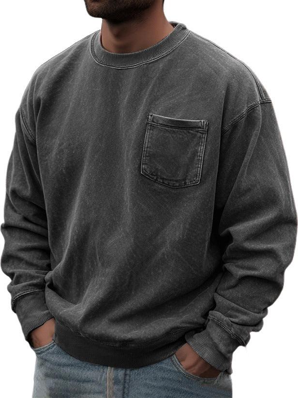 Men's Pullover Round Neck Long Sleeves Sweater EX-STOCK Canada