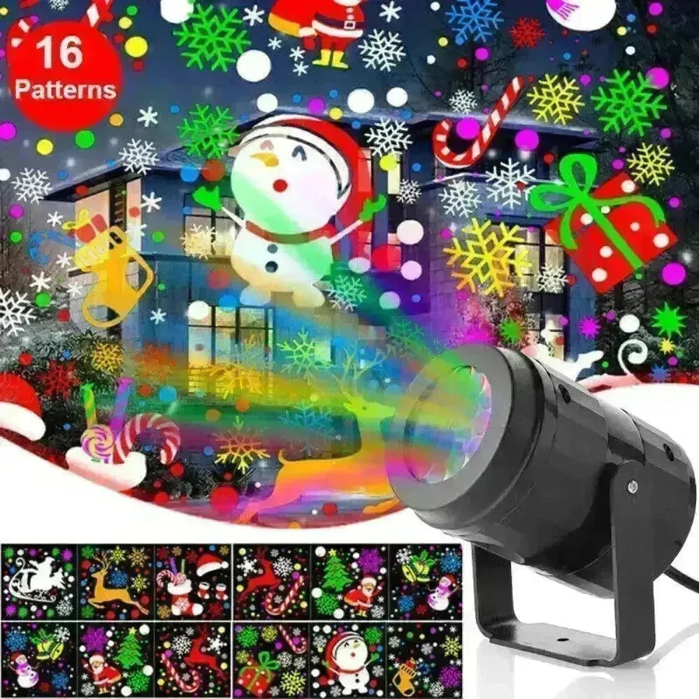 Christmas -themed LED Light Projector Bedroom Party Decor - EX-STOCK CANADA