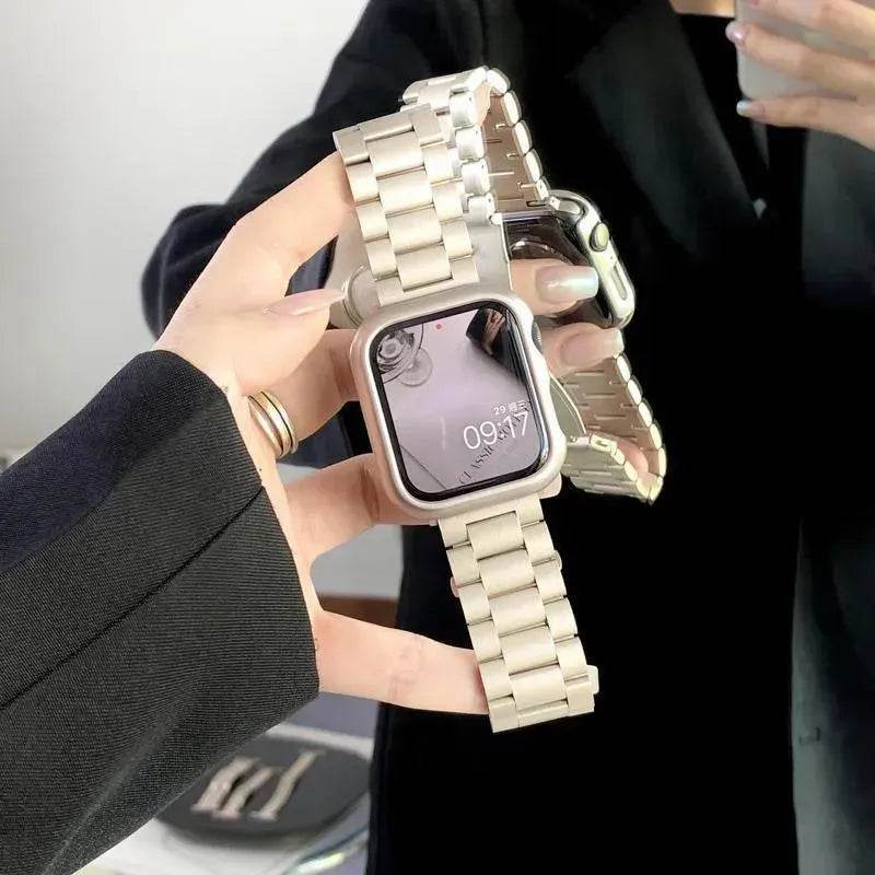 Women Replaceable Stainless Steel Chain Watch Band for iwatch - EX-STOCK Canada