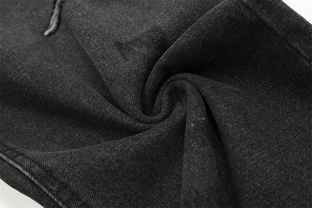 Pocket Design Loose Denim Straight-leg Trousers Men Jeans - EX-STOCK Canada