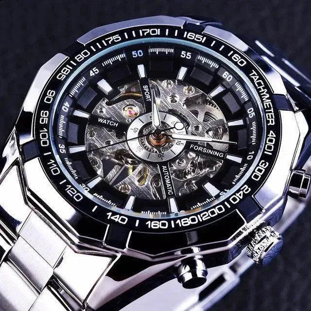 Forsining Watch Men's Fashion Casual Classic Popular Waterproof Manual Mechanical Watch - EX-STOCK Canada
