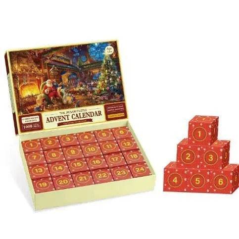 New 24 Boxes Unique Christmas Advent Calendar 2024 Jigsaw Puzzle - EX-STOCK CANADA