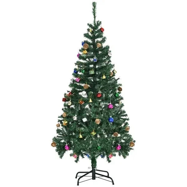 4.9ft Green Christmas Tree Artificial Xmas Holidays Party With Decoration Ornament EX-STOCK Canada