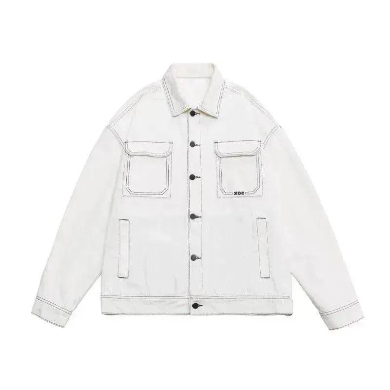 Denim Coat Men's Autumn American Simple All-matching - EX-STOCK Canada