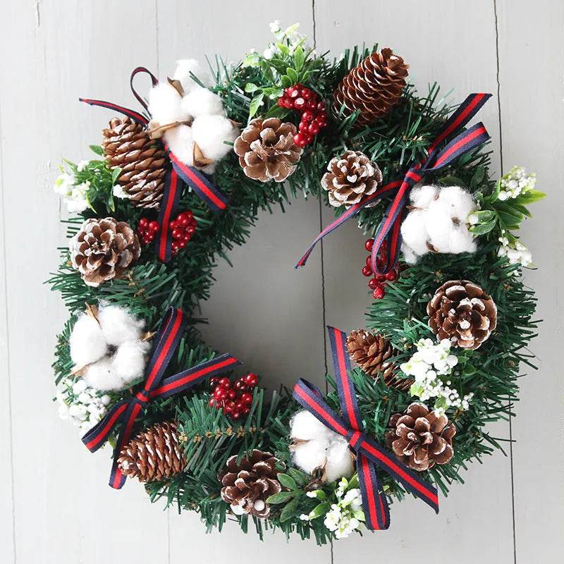 30cm 40cm Christmas Wreath Ornaments Christmas Wreath - EX-STOCK Canada