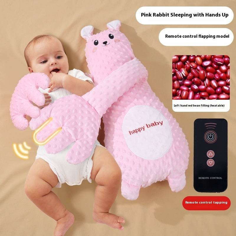 Infant Exhaust Pillow Hand Remote Controlled Soothing For Baby Sleep Cartoon Plush Toddler Comforting Hand EX-STOCK Canada