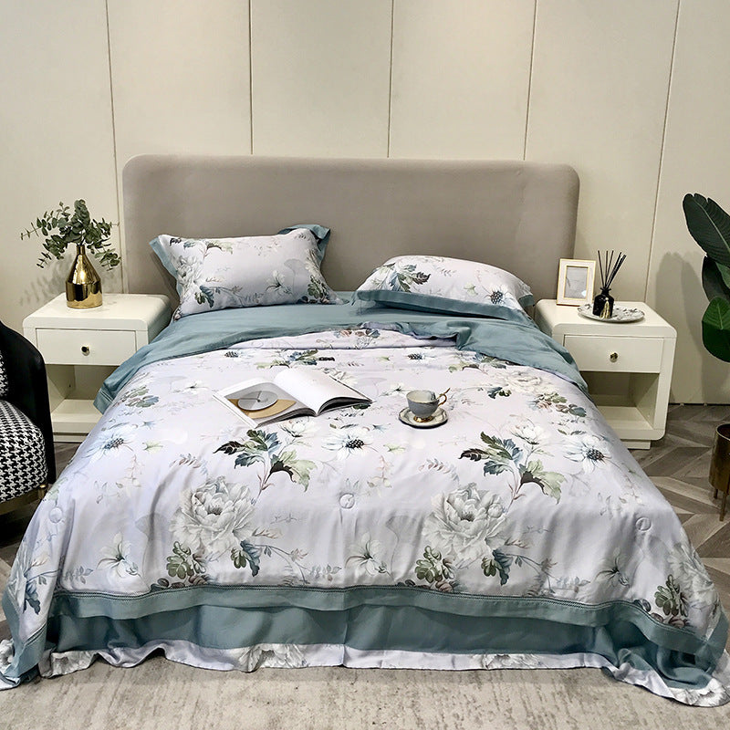 High-end Tencel Summer Cooling Duvet Four-piece Set EX-STOCK Canada