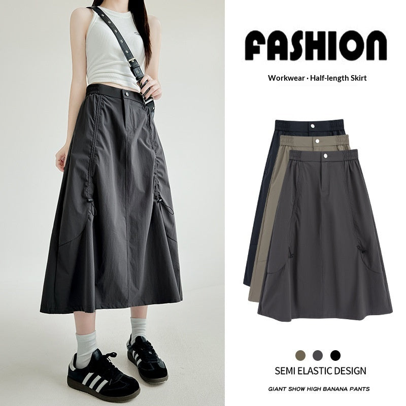 Women's Drawstring Utility Skirt