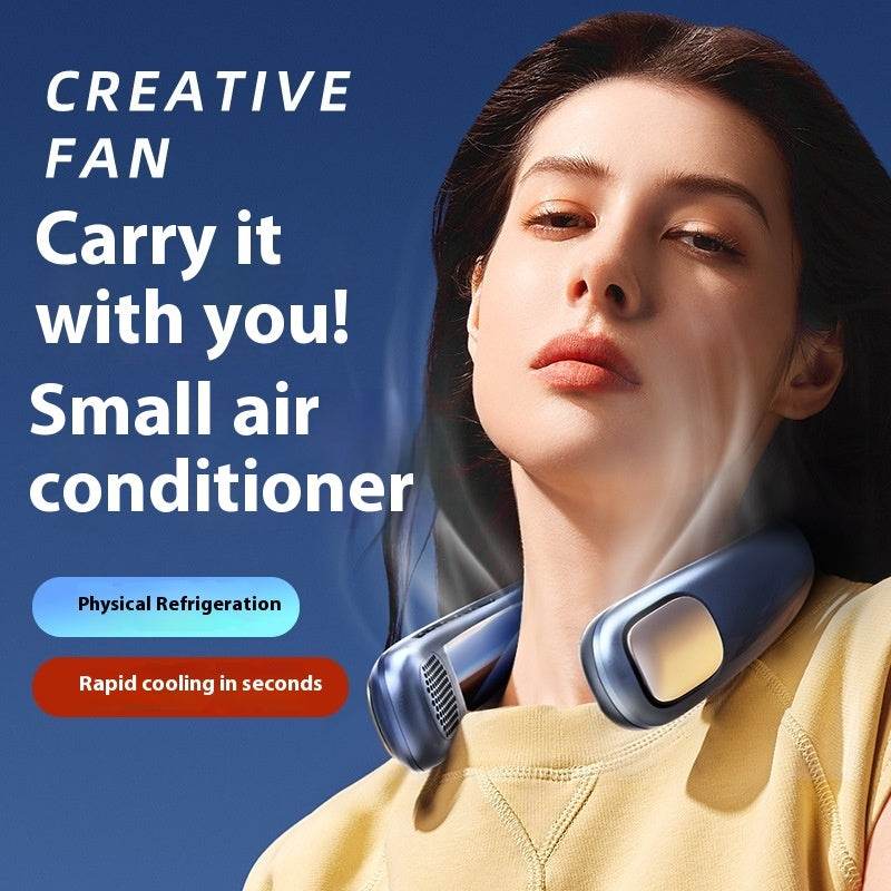 Usb Rechargeable Long Endurance Mute Leaf-free Halter Little Fan Portable Outdoor EX-STOCK CANADA