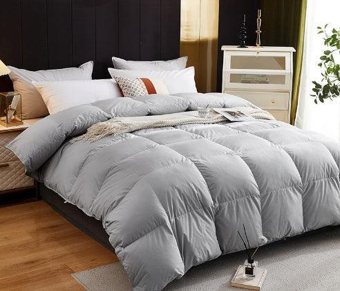 Couette en duvet d'oie en coton de luxe étincelanteEX-STOCK Canada