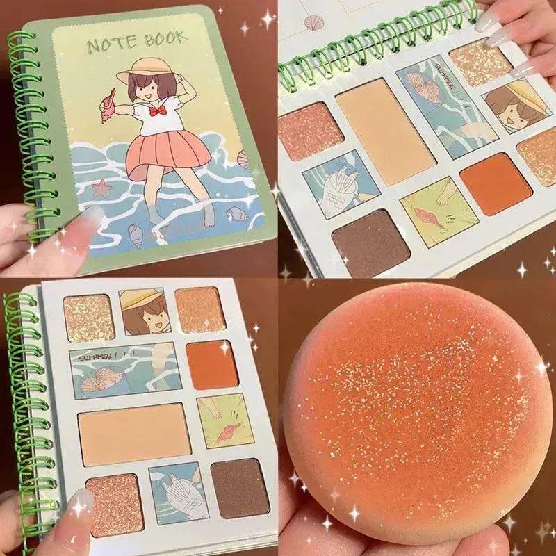 Diary Notebook Best Six color Eyeshadow Palette - EX-STOCK Canada