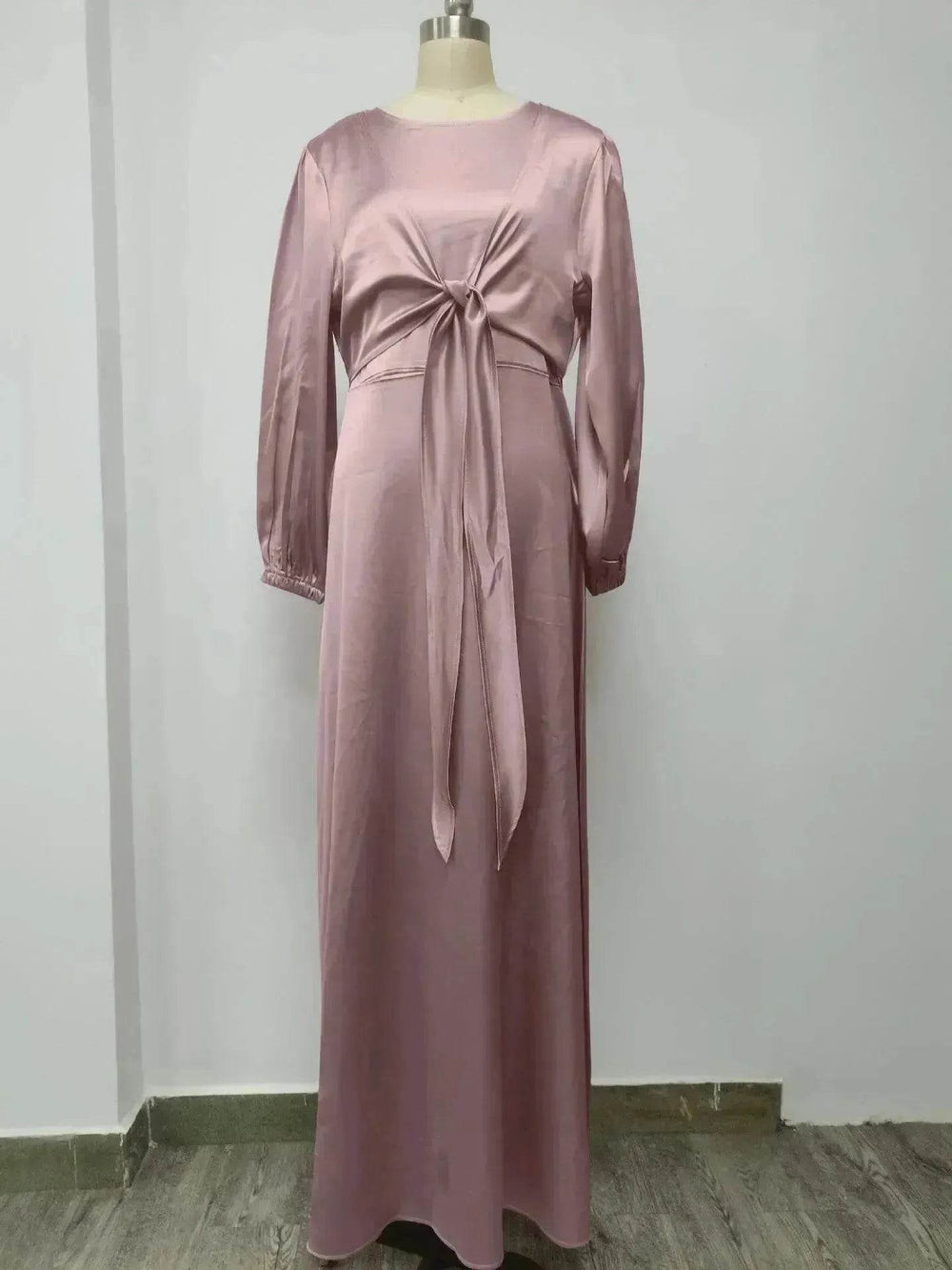 Dubai Middle East Kaftan Abaya Turkey Satin Dress. - EX-STOCK Canada