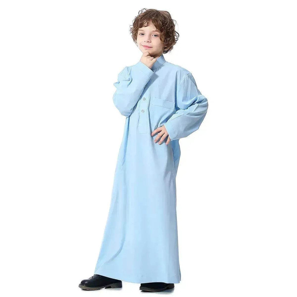 Fashionable and Elegant Dubai Middle Eastern Arab ArabBoys Kaftan Jalabiya Festival Dress Ramadan Moroccan Jalabiya - EX-STOCK Canada