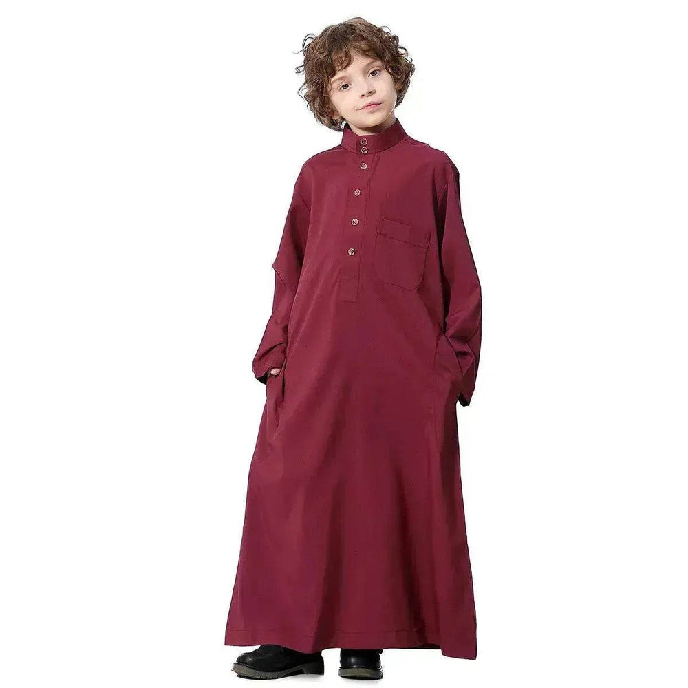 Fashionable and Elegant Dubai Middle Eastern Arab ArabBoys Kaftan Jalabiya Festival Dress Ramadan Moroccan Jalabiya - EX-STOCK Canada
