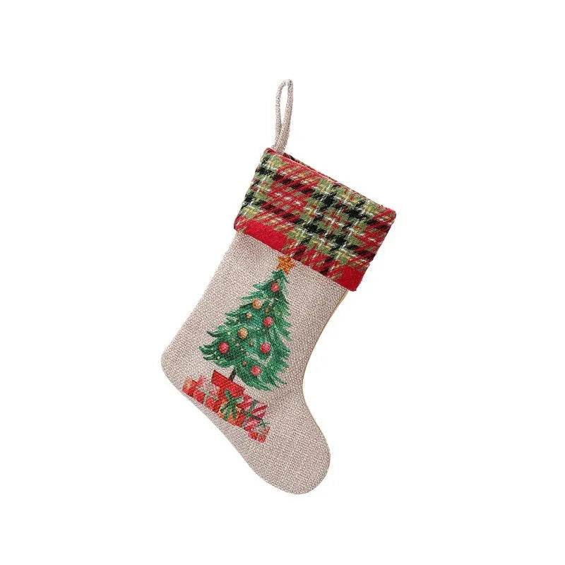 Christmas Decoration Supplies Car Linen Stockings Suit - EX-STOCK Canada