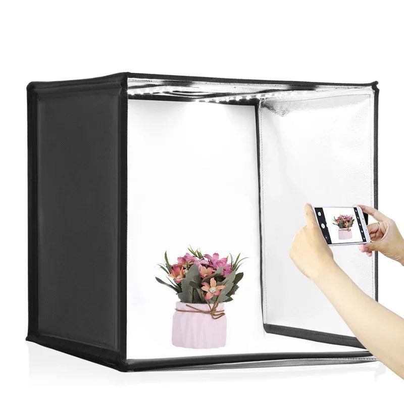40CM Folding Studio LED Highlighting Dimming Photo Soft Light Box EX-STOCK Canada