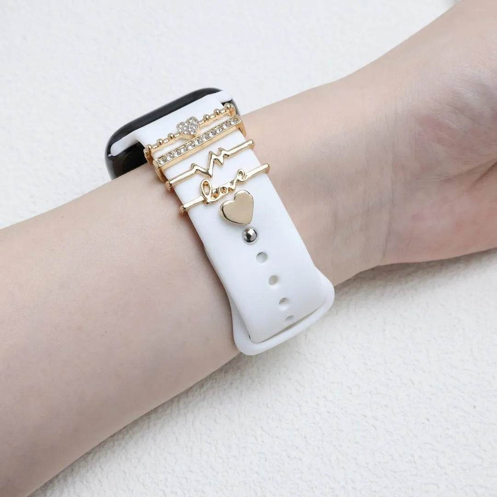 DIY Decorative Buckle Silicone Watch Strap Accessories - EX-STOCK Canada