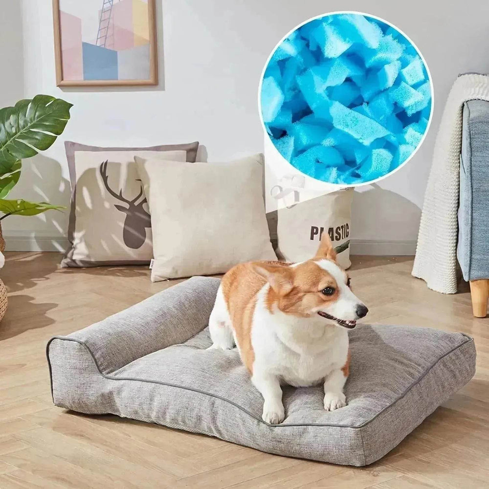 5lbs Bean Bag Filler, Shredded Memory Foam Filling For Bean Bag Chair, Dog Beds, Cushions Pillows, Added Gel Particles - EX-STOCK Canada