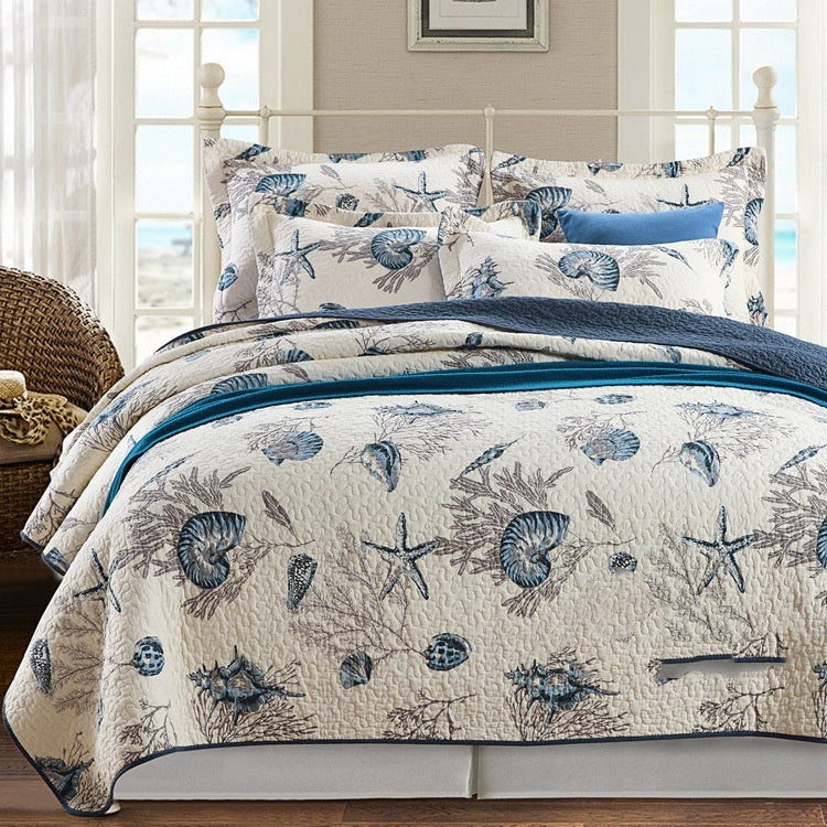 Bedspread Pure Cotton Summer Cooling Duvet Airable Cover Bed Three-piece Set EX-STOCK Canada
