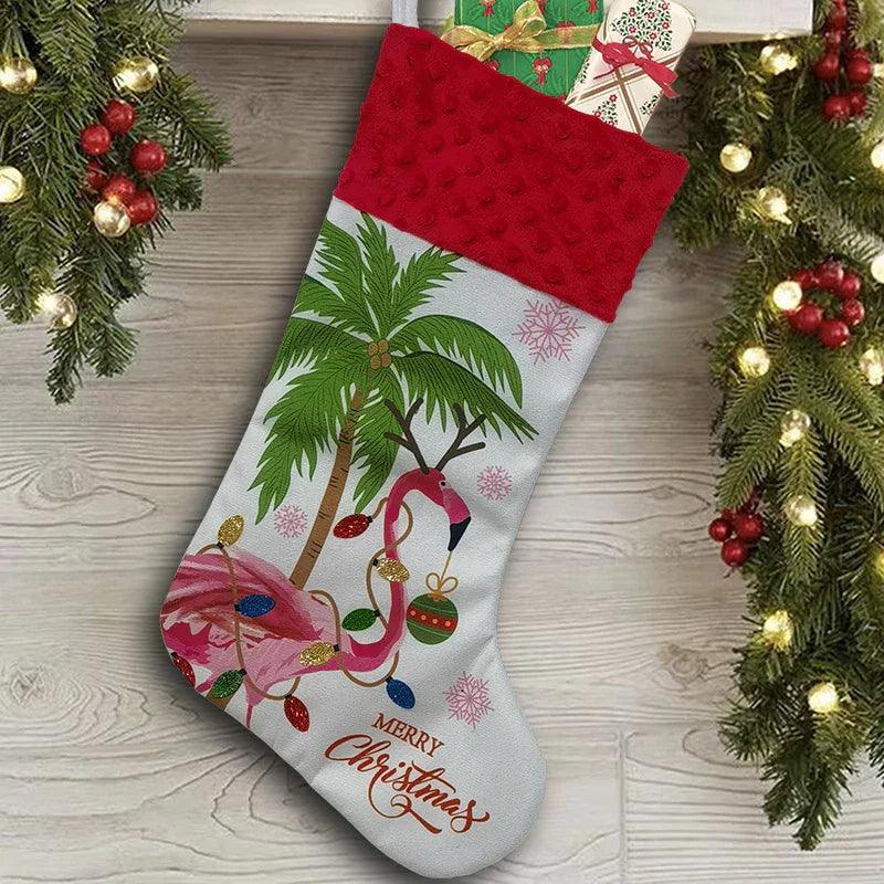 Pendentif de décoration de vacances bas de Noël flamant roseEX-STOCK Canada