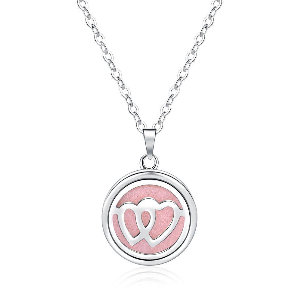 Collier Boîte à Parfum Ronde Creuse Ouverte - EX-STOCK Canada