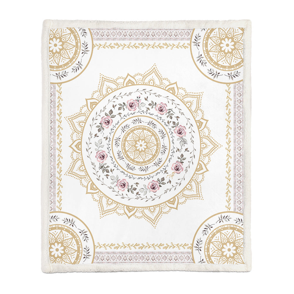 Flannel Blanket Air Conditioning Blanket Napping Blanket EX-STOCK Canada