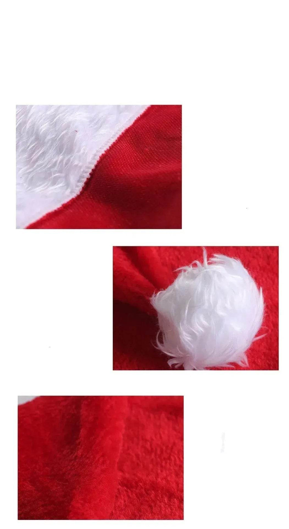 Christmas Hat LED Light Plush Children's Adult Christmas Decorations Christmas Supplies Luminous Santa Hat Home Decoracion - EX-STOCK Canada