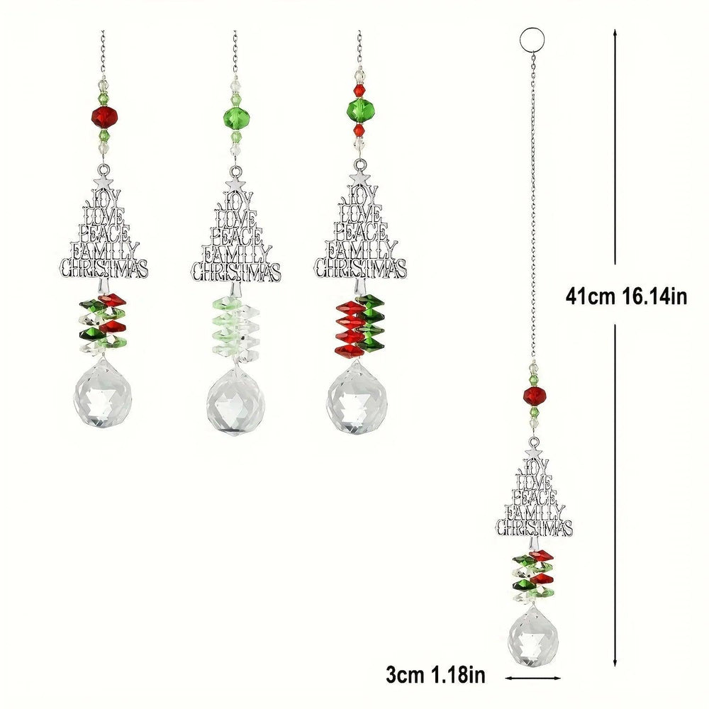Cristal attrape-soleil de Noël Pendentif sapin de NoëlEX-STOCK Canada