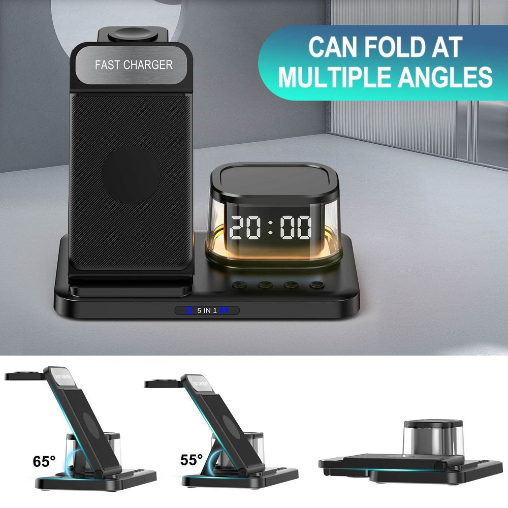 Creative Fast Wireless Charger Three-in-one Folding Bracket - EX-STOCK Canada