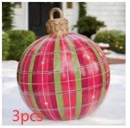 Christmas Ornament Holly Ball Outdoor Tree Decoration Christmas Balls for Yards - EX-STOCK Canada