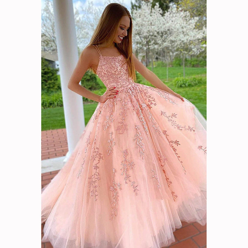 Women's Lace Backless Dinner Host Graduation Party Dress EX-STOCK Canada