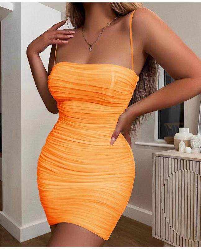 Ladies White bodycon dress Spaghetti Straps Sash Mini Bandage dress for Club Party - EX-STOCK Canada