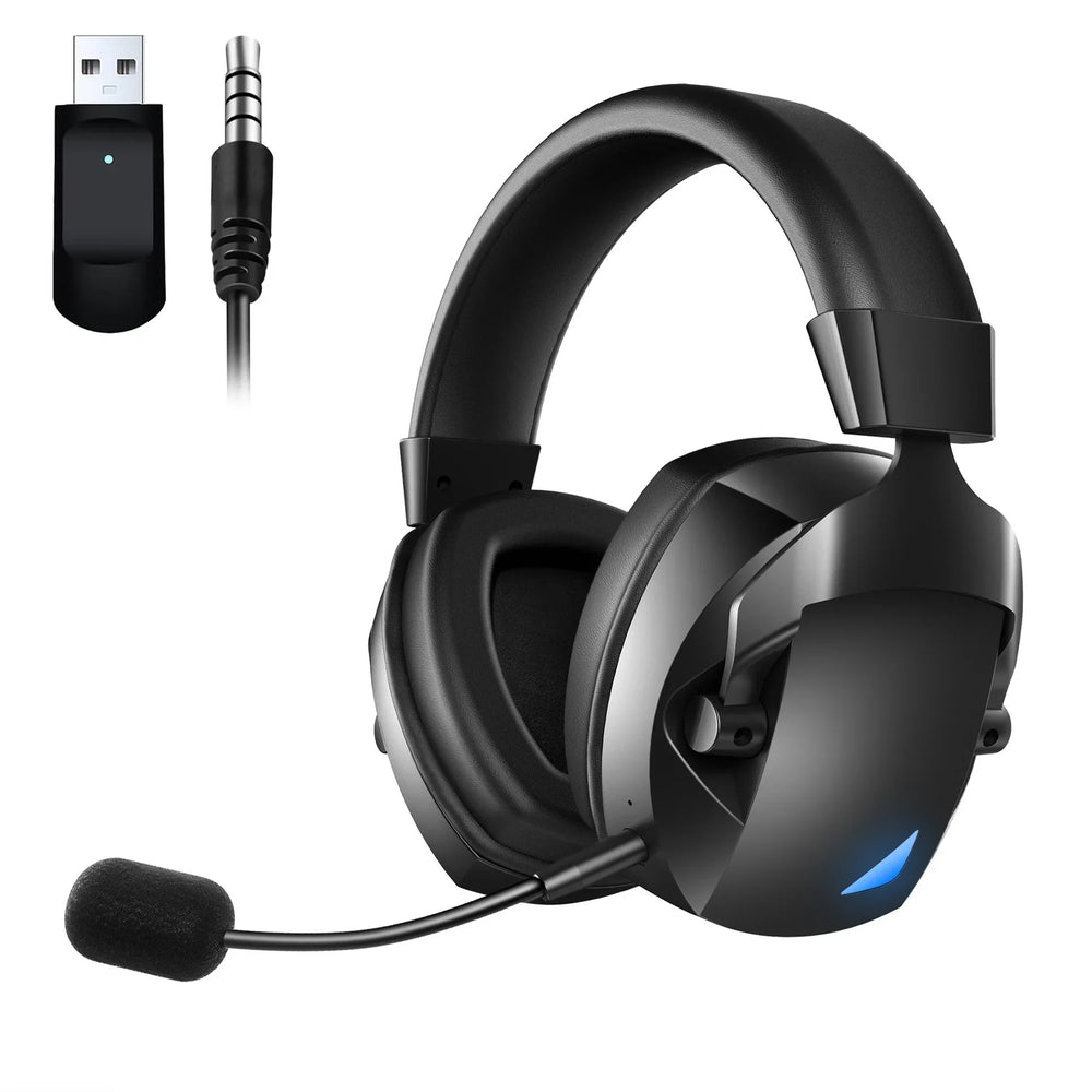 Cross-Border Over-Ear Bluetooth Headphones With Wireless Microphone 2.4G Dual-Mode, For E-Sports, Gaming PCs & PS5 EX-STOCK Canada