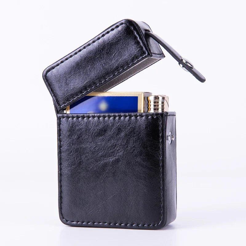 Bag Metal Clip Leather Cigarette Flip Cigarette Case EX-STOCK Canada